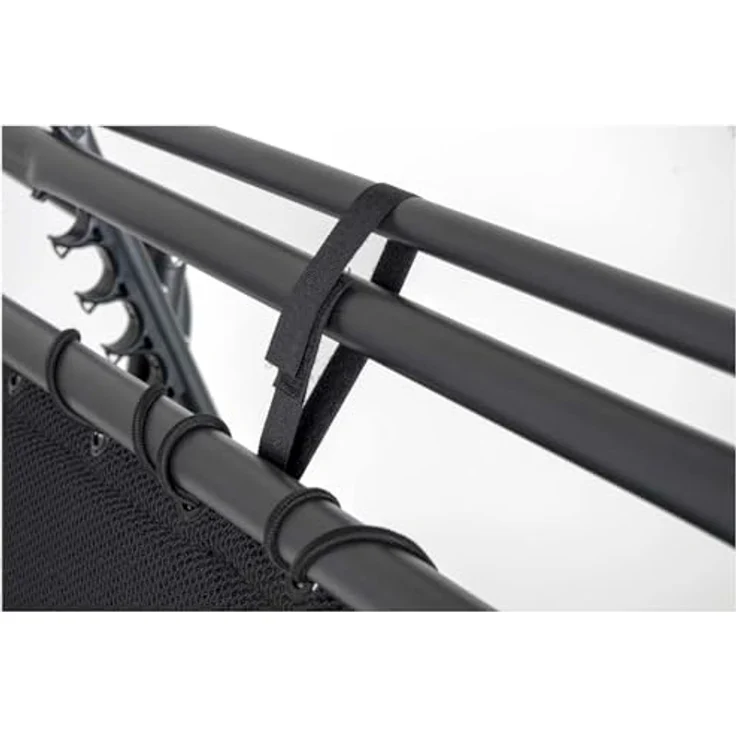 Crespo Sonnenliege Liegestuhl AL364 XL Air Deluxe Camping Garten Liege Alu 140kg schwarz – Bild 8