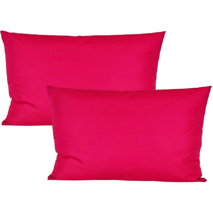 JACK Kissenbezüge 2er Set 40x60cm Outdoor Wasserfest, (2 Stück), 2x Kissenhülle, strapazierfähig, wasserabweisend, Innen & Außen – Bild 1