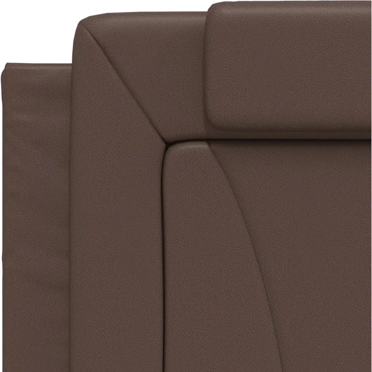 vidaXL Kopfteil-Kissen Braun 90 cm Kunstleder 374769 – Bild 8