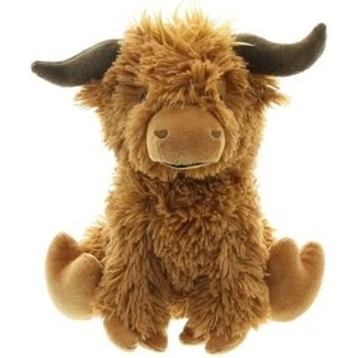 Dekoleidenschaft Bodentürstopper "Stier" Stoff braun 23 cm hoch, flauschig, Türstopper Boden, Türpuffer, Feststeller, Türfeststeller, Türsack, Fensterpuffer, Fensterstopper – Bild 6