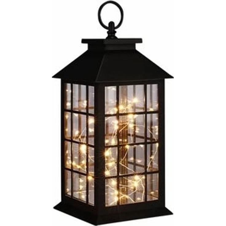 LED Deko Laterne, Lichterkette, H 31,5 cm – Bild 4