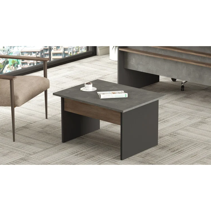 Skye Decor 'NAV2-CGA' Couchtisch, Braun / Grau, 80 x 46,3 x 60 cm – Bild 3