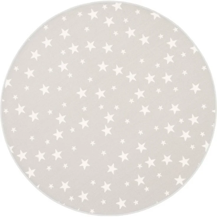 Snapstyle Kinderteppich Kinder Spiel Teppich Sterne Rund, Rund, Höhe: 5 mm – Bild 4