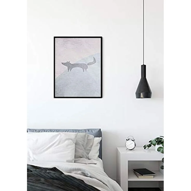 Komar Wandbild Wild and Free Fox, Poster auf Deutsches Premium-Poster Fotopapier, 50 x 70 cm, ohne Rahmen, fotorealistische Druckqualität – Bild 3