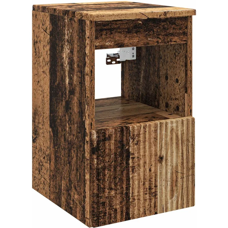 vidaXL Wandmontiertes Badezimmerschrank-Set 3 stk. Altholz 3405625 – Bild 6