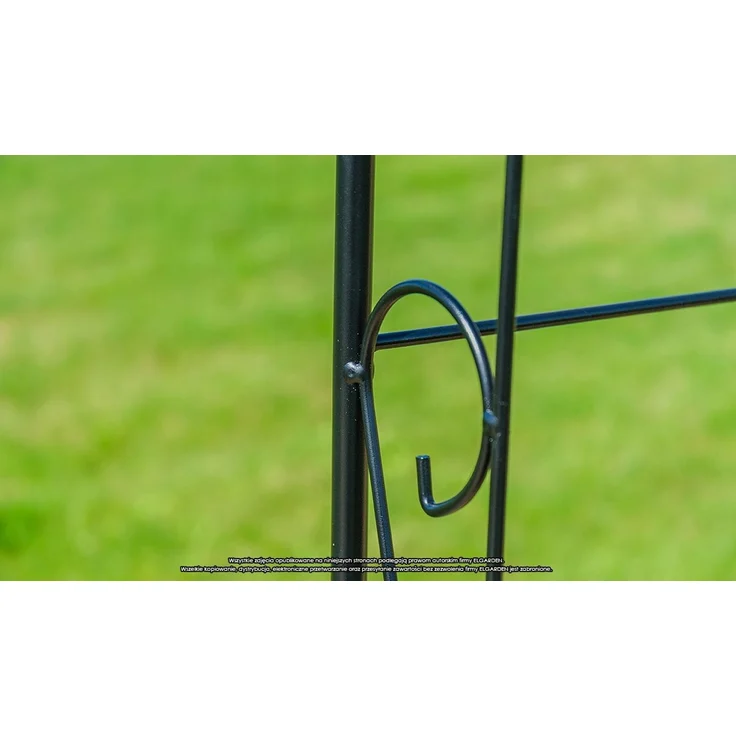 KADAX Metall-Garten-Pergola-Bogen für Blumen, Rosen, Kletterer, 281 cm – Bild 9