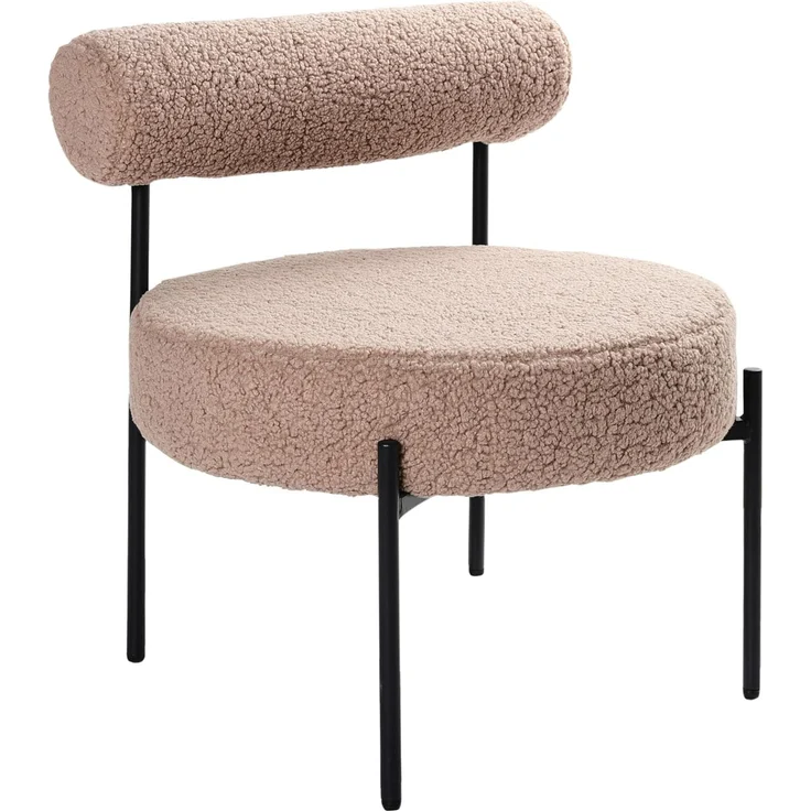 Sessel ALPHA Bouclé Taupe – Bild 4