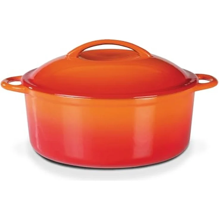 GSW Kochtopf Orange Shadow, Gusseisen (1-tlg), Induktion – Bild 1