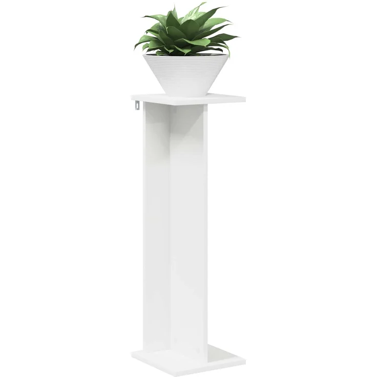 vidaXL Pflanzenständer 2 stk. Weiß 25 x 25,5 x 80,5 cm Holzwerkstoff 899643 – Bild 3