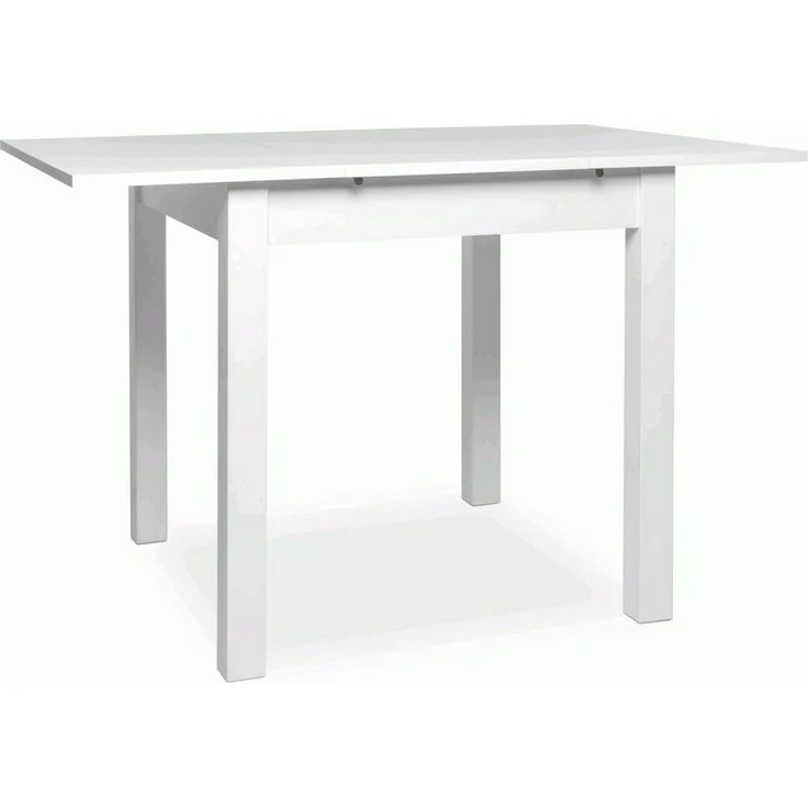 Newroom Esstisch Noa, ausziehbar inkl. 40cm Tischplatte Weiß Küchentisch Speisetisch – Bild 1