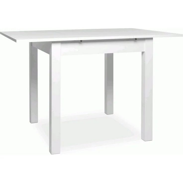 Newroom Esstisch Noa, ausziehbar inkl. 40cm Tischplatte Weiß Küchentisch Speisetisch