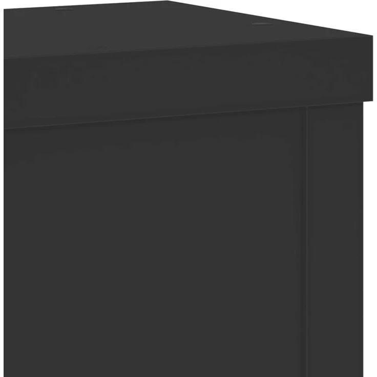 vidaXL Pflanzenständer 2 Stk. Schwarz 10x10x18 cm Holzwerkstoff 852880 – Bild 8