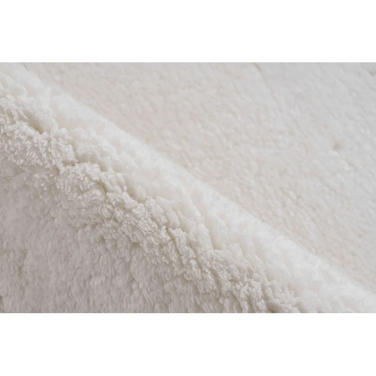 Badematte LAURA weiss BL 40x60 cm weiß Badteppich Badvorleger Duschvorleger Duschmatte Badeteppich – Bild 3