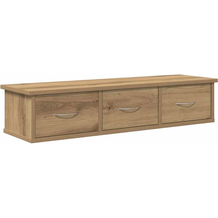 vidaXL Wandschrank Artisan-Eiche 88x26x18,5 cm Holzwerkstoff 855861 – Bild 1
