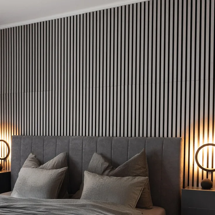 HOME DELUXE Akustikpaneel SONIC - 80 x 40 cm Grey Oak