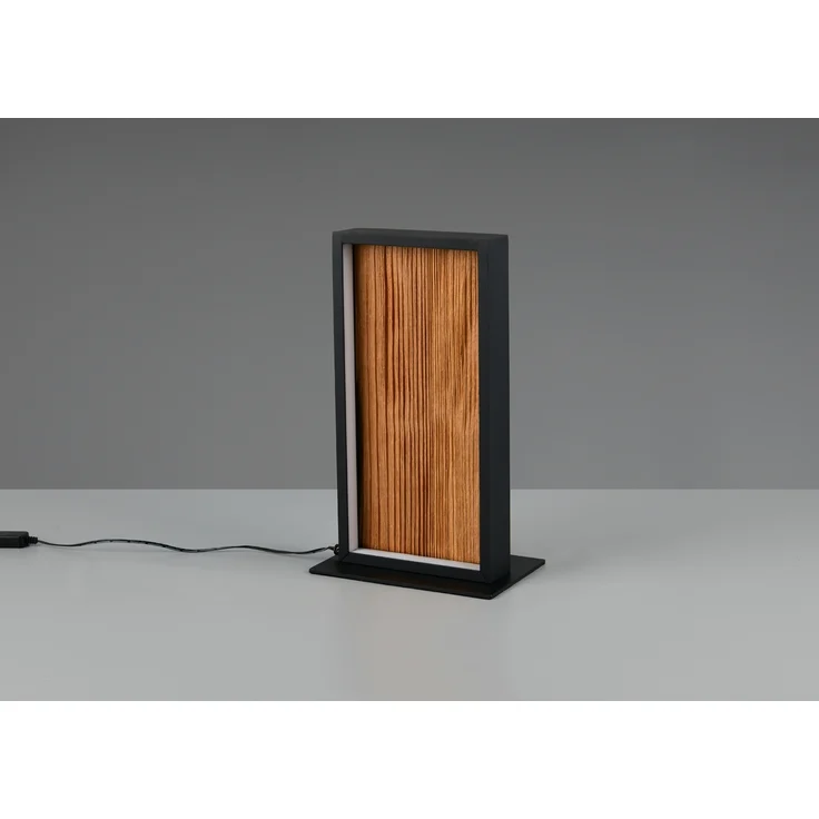 LED Tischleuchte KALEA aus Naturholz dimmbar, Höhe 30cm – Bild 7