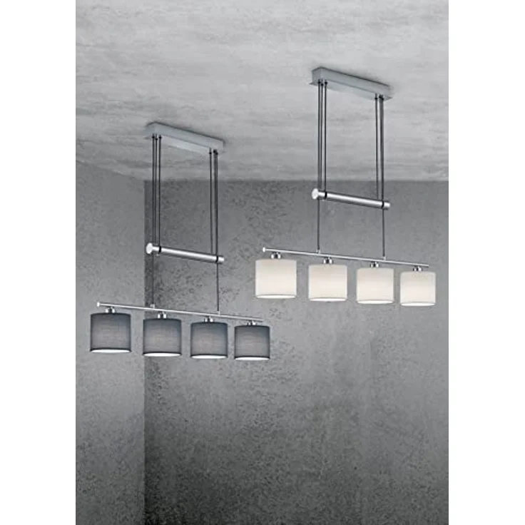 lightling Pendelleuchte Marita, höhenverstellbar, ohne Leuchtmittel, moderne Pendellampe, weiß – Bild 4