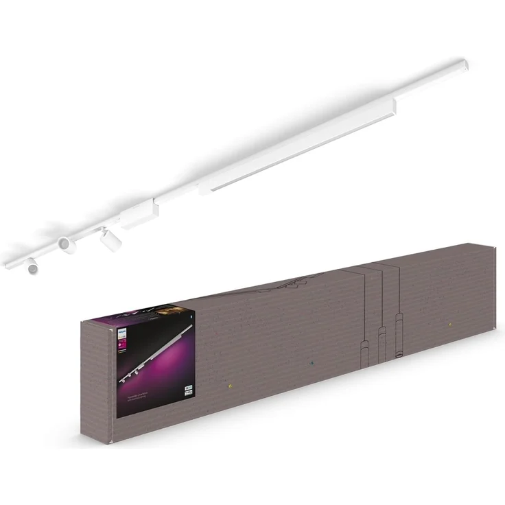 Philips Hue Perifo Ceiling Set - 3 Cylinder Spots + Lightbar - White – Bild 1