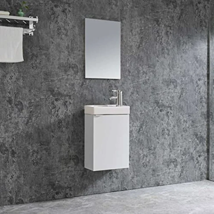 Sanotechnik Badmöbelset 'NOVA' WEIß, 40x60x22 cm – Bild 2