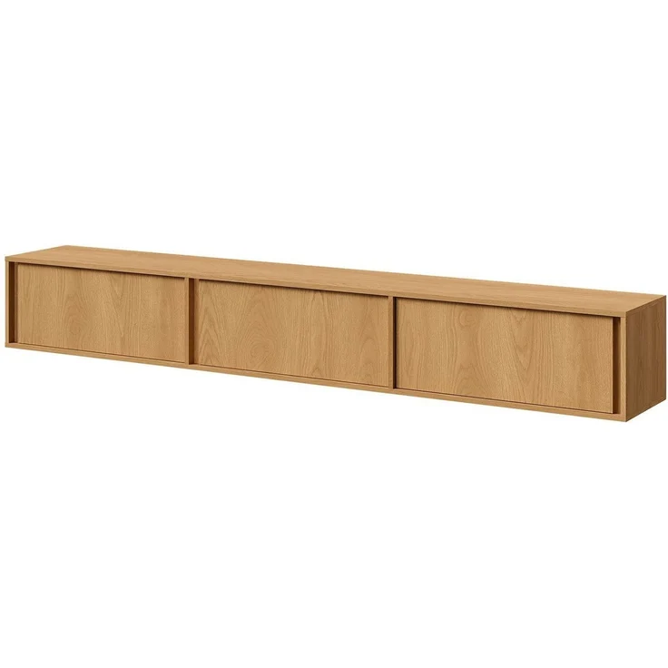 Beautysofa TV-Schrank VERO 230 cm TV-Lowboard (grifflos, Japandi-Stil) hängend oder stehend – Bild 1