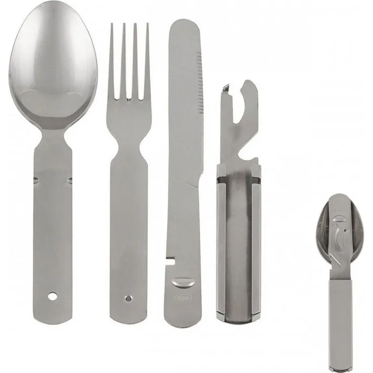 MFH Besteck-Set BW Essbesteck, 4-teilig, schwere Ausführung (4-tlg), 1 Personen, Edelstahl, BW Essbesteck, 4-teilig