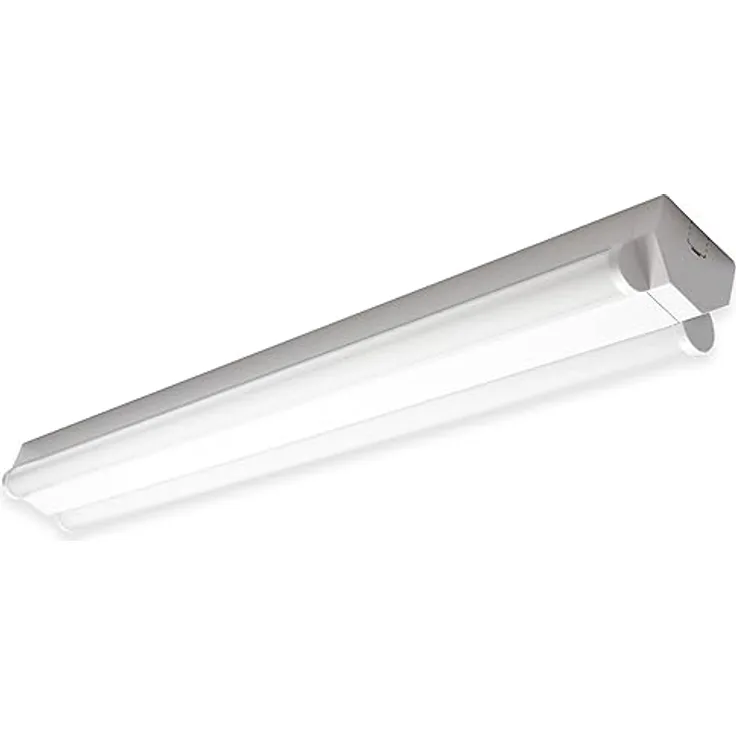 MÜLLER-LICHT LED Werkstattleuchte "Basic", 2-flammig für Wand- und Deckenmontage, 2500 lm, 30 W, weiß, 60 cm
