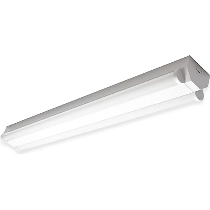 MÜLLER-LICHT LED Werkstattleuchte "Basic", 2-flammig für Wand- und Deckenmontage, 2500 lm, 30 W, weiß, 60 cm – Bild 1