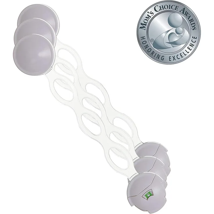 Dreambaby G727 Ezy-Check Flexible Kindersicherung Schranksicherung Schubladensicherung zum kleben (3er)