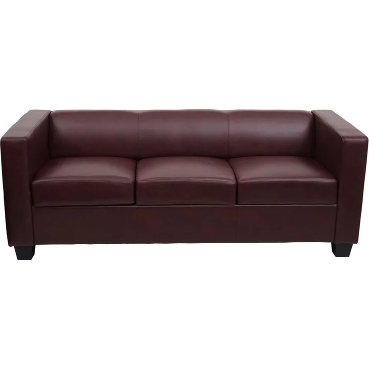 MCW 3-Sitzer Lille-S-K-3, 3-Sitzer, bequeme Sitzpolsterung, Lounge-Stil, Abgerundete Kanten – Bild 3