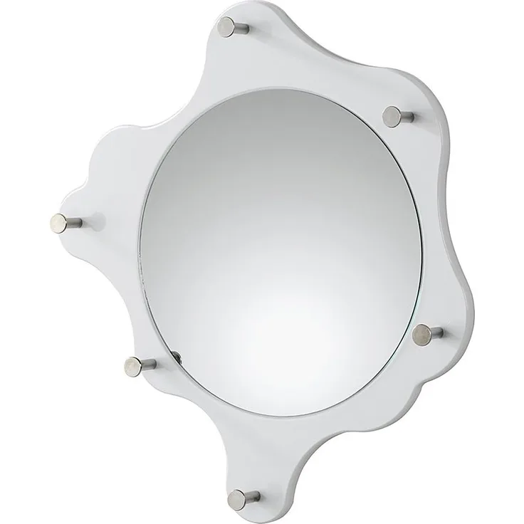 HAKU Möbel Wandgarderobe - weiß-chrom - B. 48cm - HAKU-42387