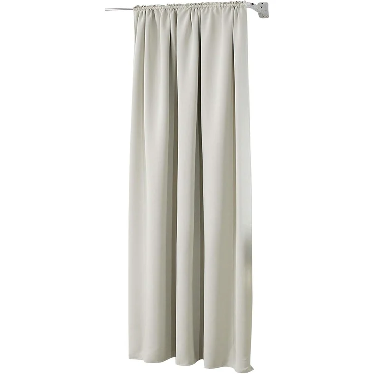 Woltu Gardine (1 St), blickdicht, Blickdicht mit Kräuselband für Schiene, 250 g/m²