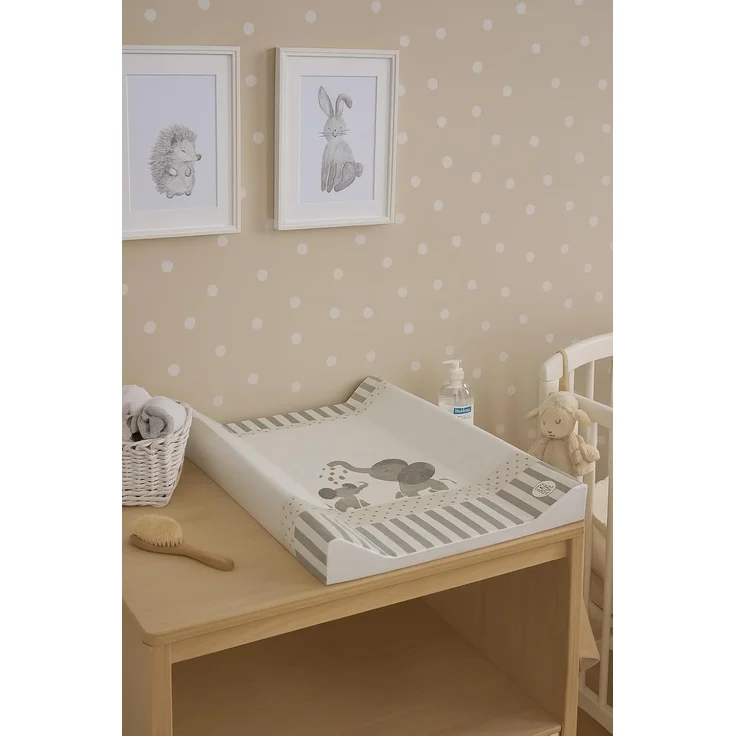 Rotho Keilwickelauflage 'Modern Elephants' 50x70 cm weiß/grau – Bild 7