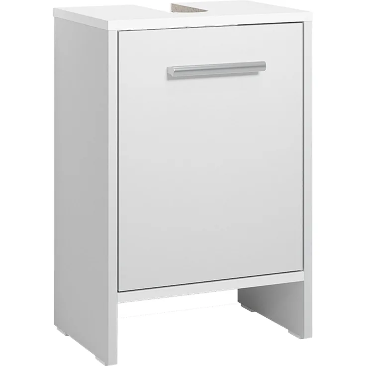 Waschbeckenunterschrank Karli Weiß 38.2x57 cm mit der Tür Vicco