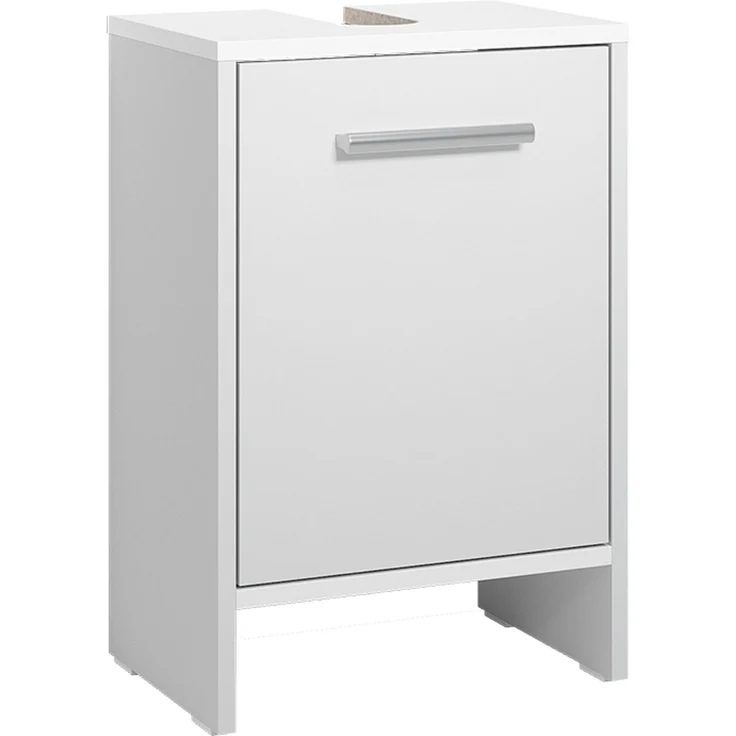 Waschbeckenunterschrank Karli Weiß 38.2x57 cm mit der Tür Vicco – Bild 1