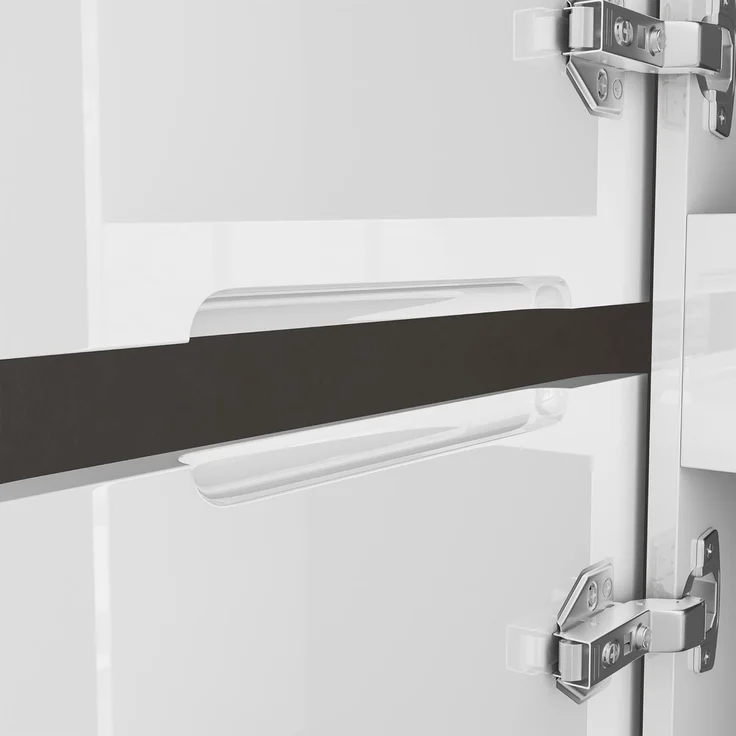 doporro Seitenschrank Seitenschrank Badschrank Badezimmer Hängend Regal Lucca – Bild 5