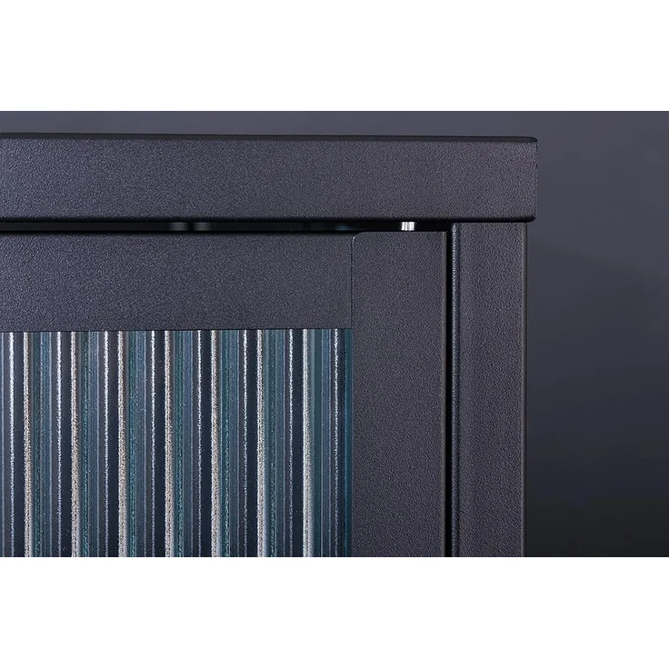 riess-ambiente Sideboard AMSTERDAM 105cm schwarz / transparent / gold (Einzelartikel, 1 St), Wohnzimmer · Sicherheitsglas · Metall · Kommode · Modern Design – Bild 6