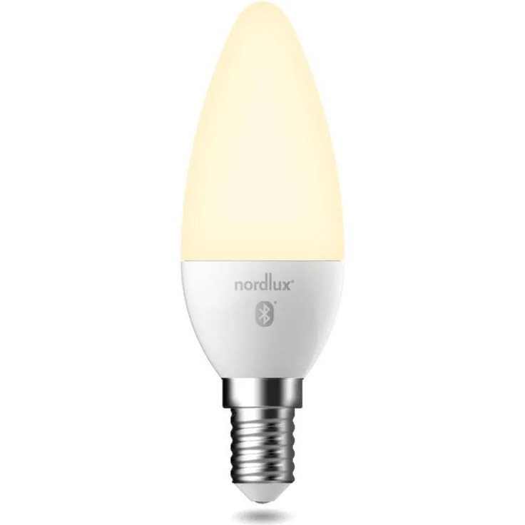 Nordlux Smart Home LED Leuchtmittel E14 C35 430lm 2200-6500K 4,7W 80Ra 300° App Steuerbar 3,5x3,5x10,8cm
