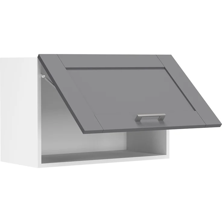 VCM Küchenmöbel Hängeschrank Colura 919370 Weiß / Anthrazit H. 40 x B. 60 x T. 31 cm – Bild 1