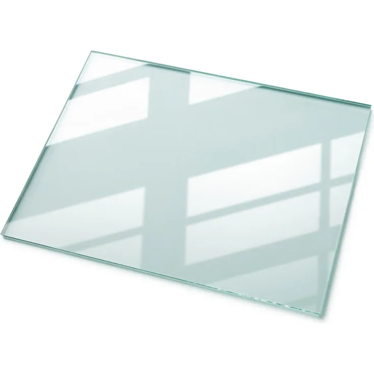 TULUP Tulup Tischplatte, Transparente Glasplatte, 80x0.4x60 cm, modernes Design, kratzfest und pflegeleicht