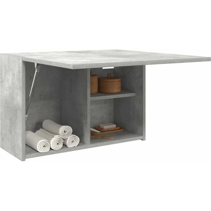 vidaXL Bad-Wandschrank Betongrau 60x25x40 cm Holzwerkstoff 860070 – Bild 1