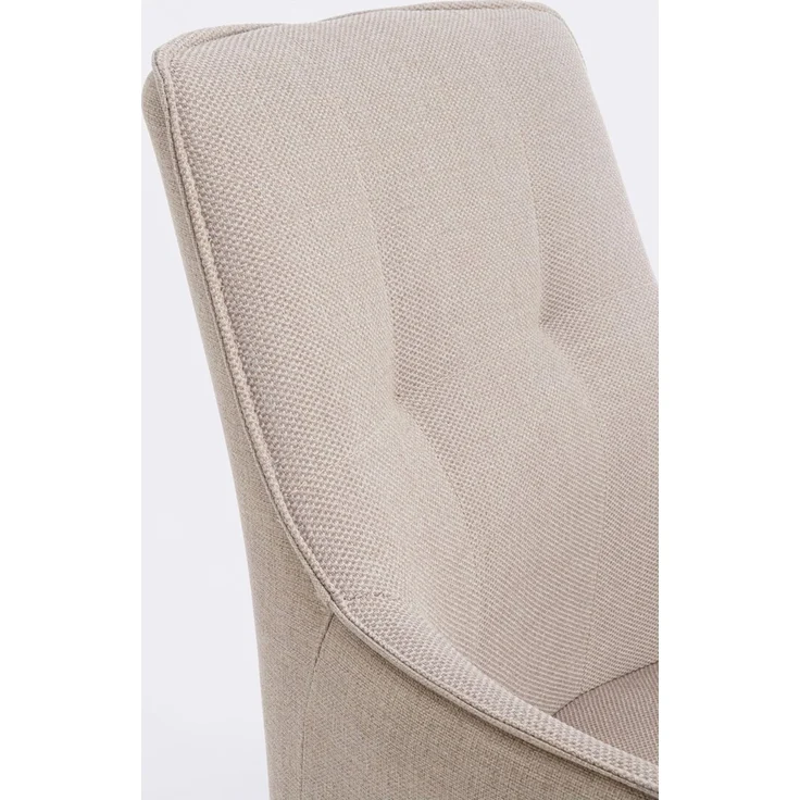 2er-Set Gartenstuhl Genska Drehbar - Alumnium, Metall Weiß, Olefin-Stoff Beige, mit Armlehnen – Bild 7