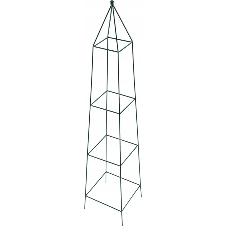 KADAX Gartenpergola aus Metall, Pyramide für Weinreben, Rosensäule, 120 cm, für den Garten – Bild 2