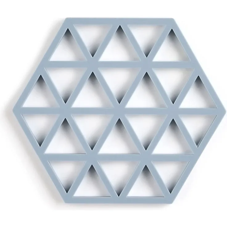 Zone Denmark Topf-Untersetzer Silikon Triangles Hellblau