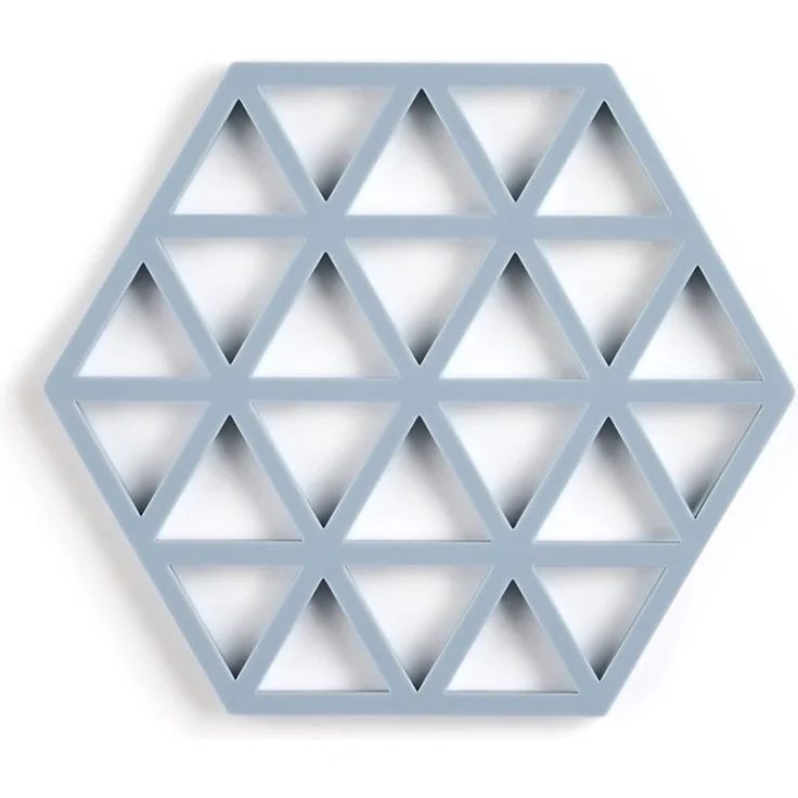 Zone Denmark Topf-Untersetzer Silikon Triangles Hellblau – Bild 1