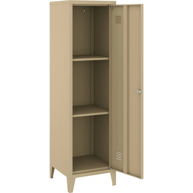 Einzelspind Kurikka 137x38x38 cm Kamelfarben [en. casa] – Bild 5