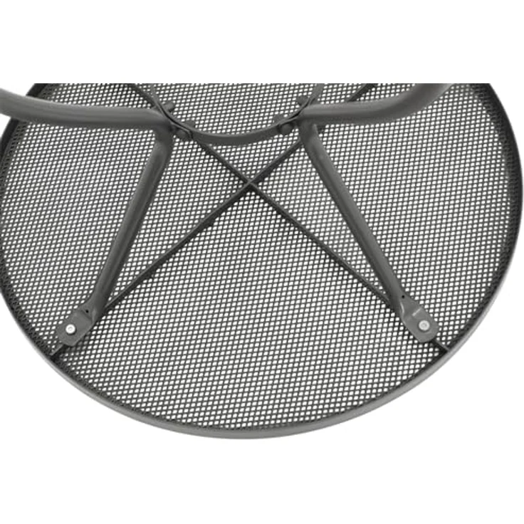 DEGAMO CLASSIC Bistrotisch, Streckmetall, anthrazit, 70cm rund – Bild 6