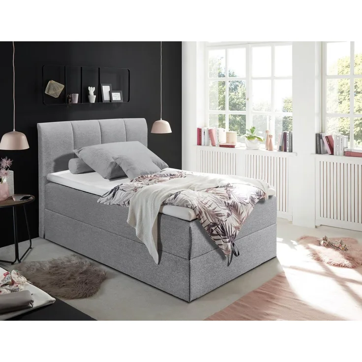 'GRANADA 2' Bett, grau, 120x200 cm