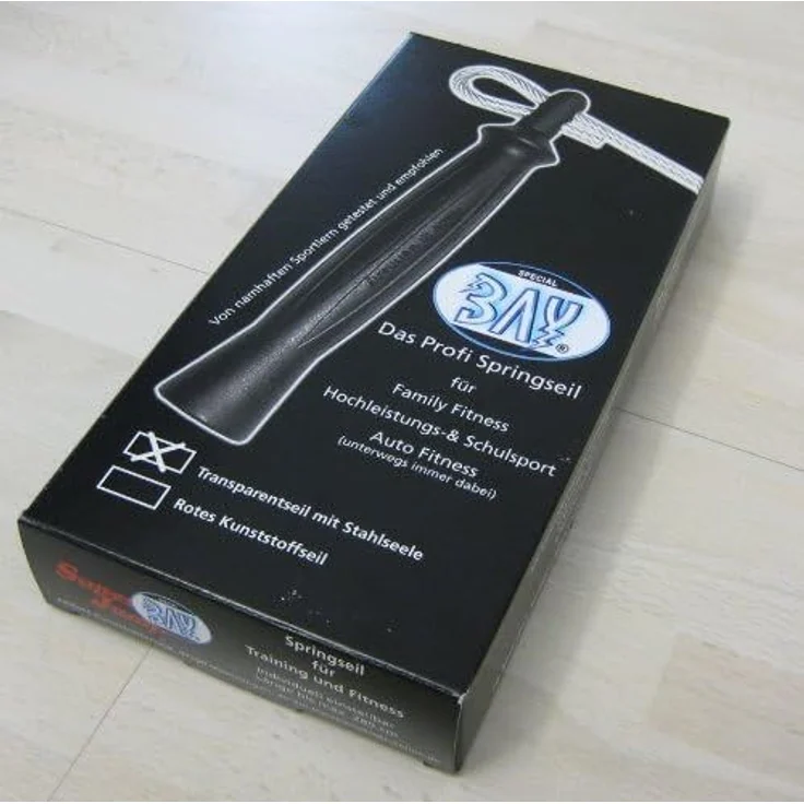 BAY-Sports Springseil Made in Germany Delux 280 Stahl Springseil – Bild 5