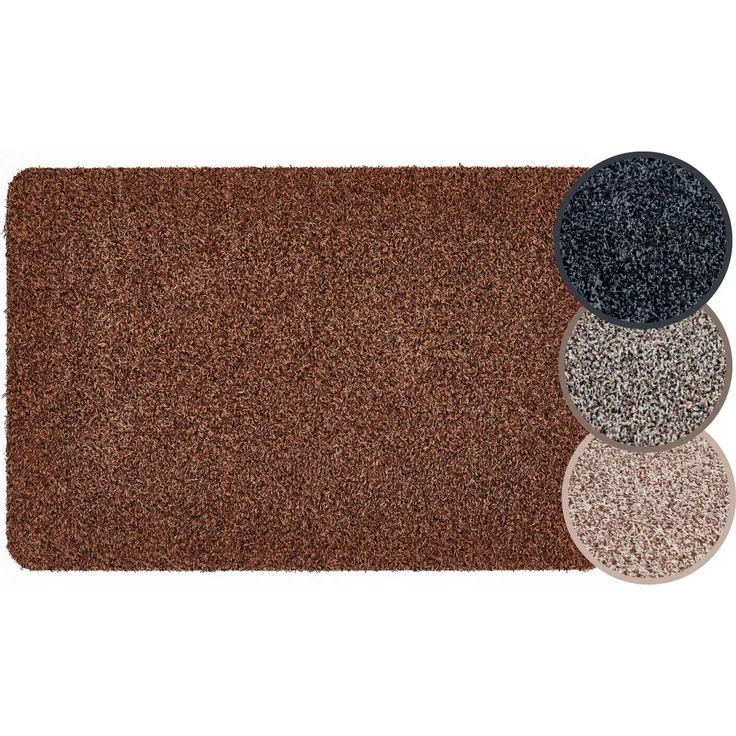 Andiamo Fußmatte Samson, Made in Netherlands, rechteckig, Höhe: 6 mm, Schmutzfangmatte, waschbar, rutschhemmend, auch als 2er Set erhältlich – Bild 1
