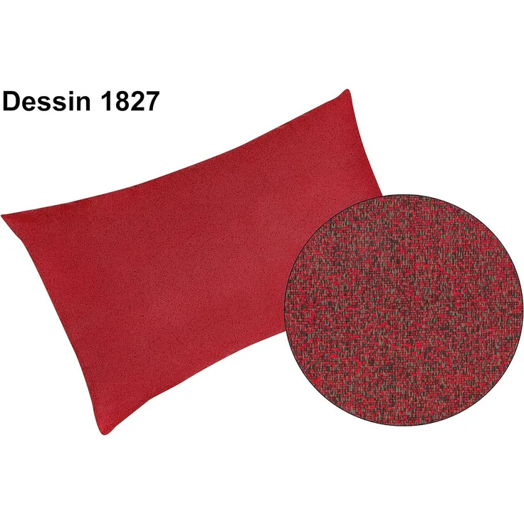 Lendenkissen 46 x 26 x 12 cm m.RV. - Serie Happy-Line rot 1827